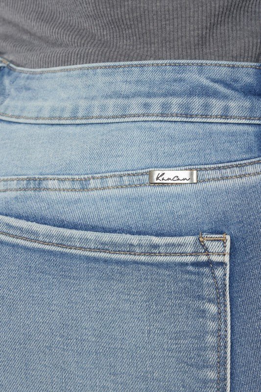 Plus Mid Rise Y2K Medium Wash Bootcut Jeans - Too Dimes Boutique
