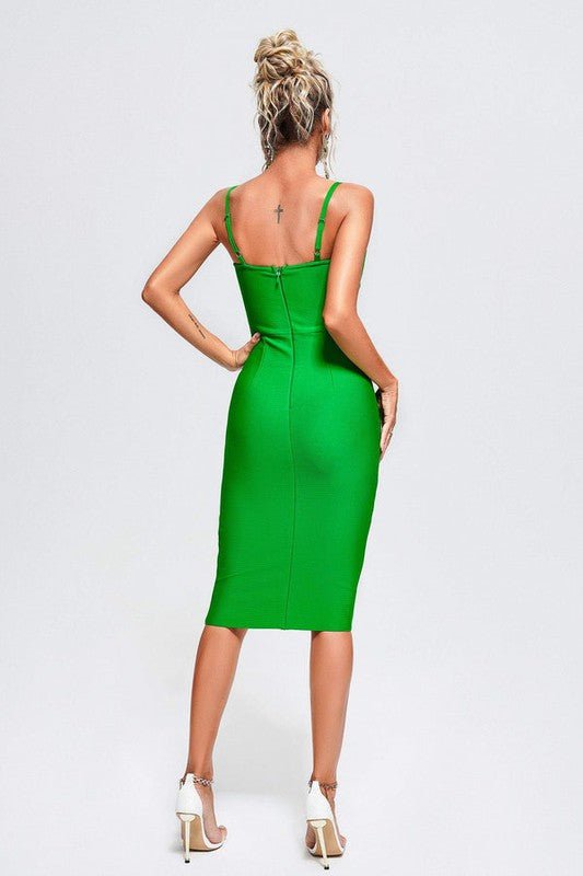 Athina corset bandage mini dress - Too Dimes Boutique