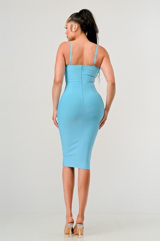 Athina corset bandage mini dress - Too Dimes Boutique