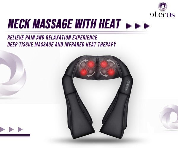 Neck and Shoulder Massager w/Heat - Too Dimes Boutique
