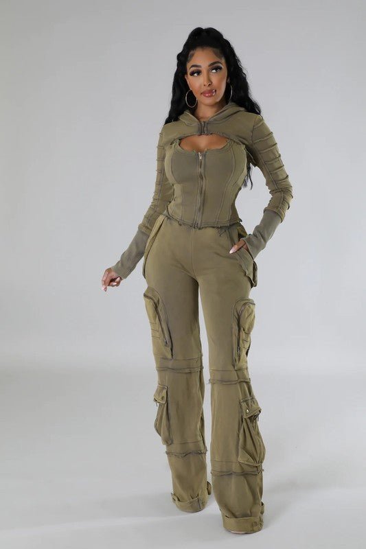Athina best seller vintage washed 3 piece set - Too Dimes Boutique