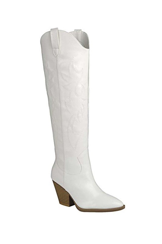 RIVER - 17 - KNEE HIGH WESTERN BOOT - Too Dimes Boutique