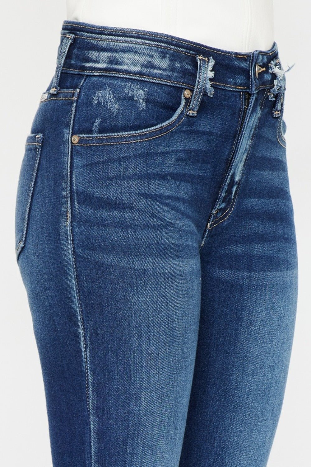 Kancan Full Size High Rise Ankle Skinny Jeans - Too Dimes Boutique