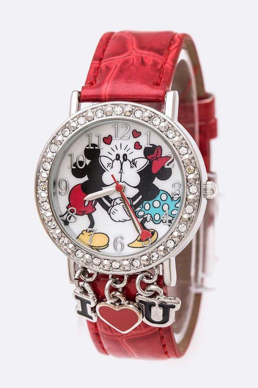 Kisses Mickey Minnie Disney Watch Gift Set - Too Dimes Boutique