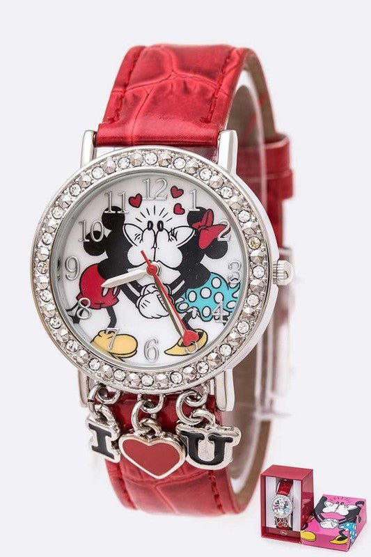 Kisses Mickey Minnie Disney Watch Gift Set - Too Dimes Boutique
