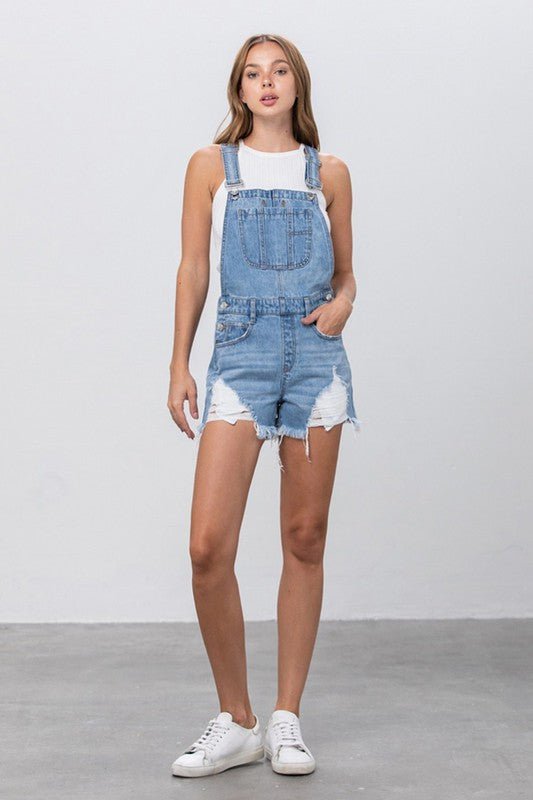 OVERALL SHORTS - Too Dimes Boutique