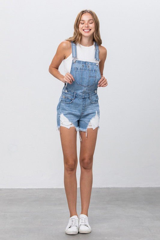 OVERALL SHORTS - Too Dimes Boutique