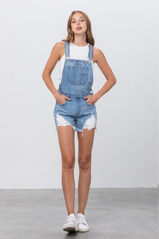 OVERALL SHORTS - Too Dimes Boutique