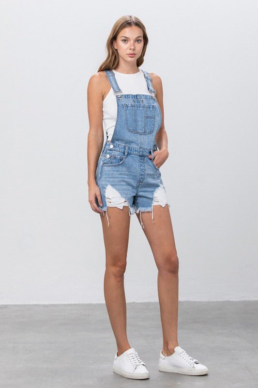OVERALL SHORTS - Too Dimes Boutique