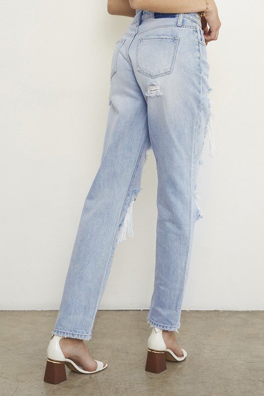 HIGH RISE BAGGY JEANS - Too Dimes Boutique