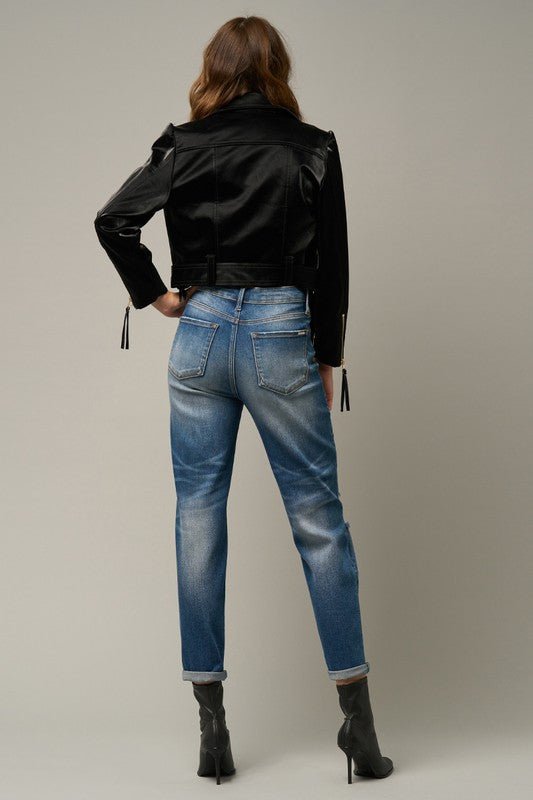 GIRLFRIEND JEANS / STRETCHED - Too Dimes Boutique