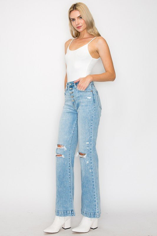 90'S VINTAGE STRETCH WIDE - Too Dimes Boutique