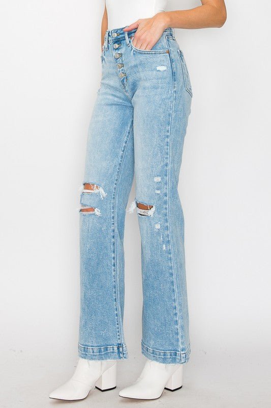 90'S VINTAGE STRETCH WIDE - Too Dimes Boutique
