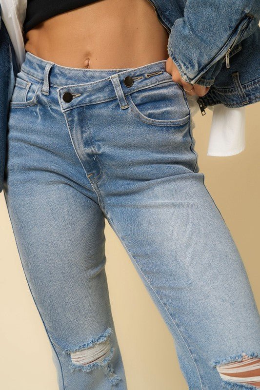 CROSSOVER WIDE LEG - Too Dimes Boutique