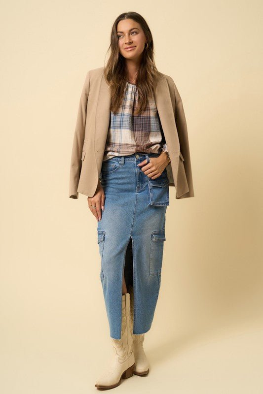 SUPER MAXI CARGO SKIRT - Too Dimes Boutique