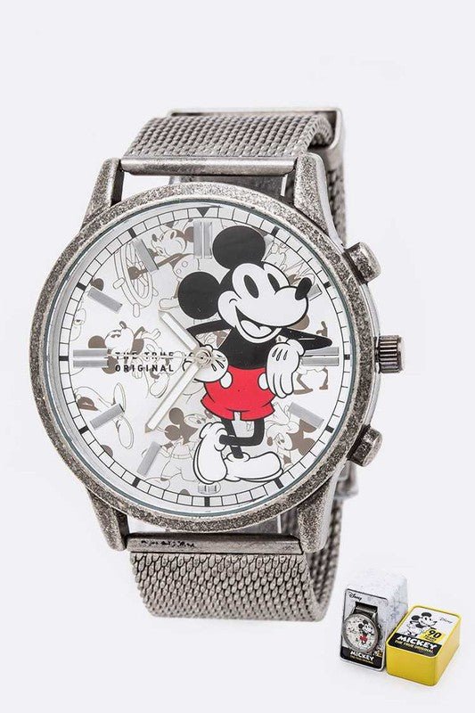 Cartoon Dial Mickey Mouse Large Dial Watch - Too Dimes Boutique