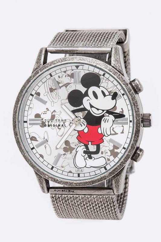 Cartoon Dial Mickey Mouse Large Dial Watch - Too Dimes Boutique