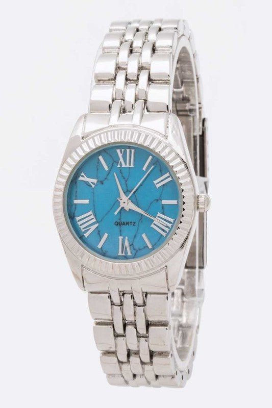 Quartz Movement Metal Bracelet Watch - Too Dimes Boutique