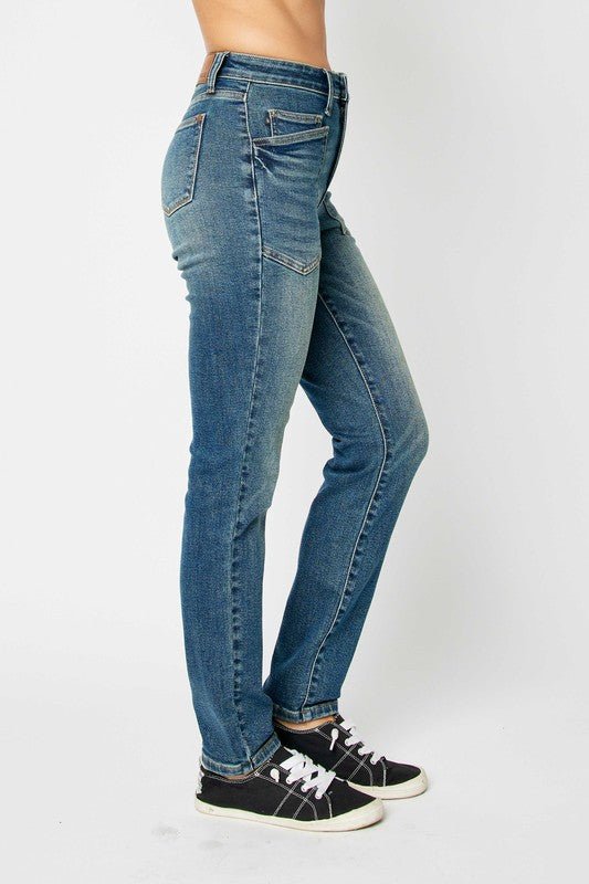 Judy Blue Full Size High Waist Skinny Jeans - Too Dimes Boutique