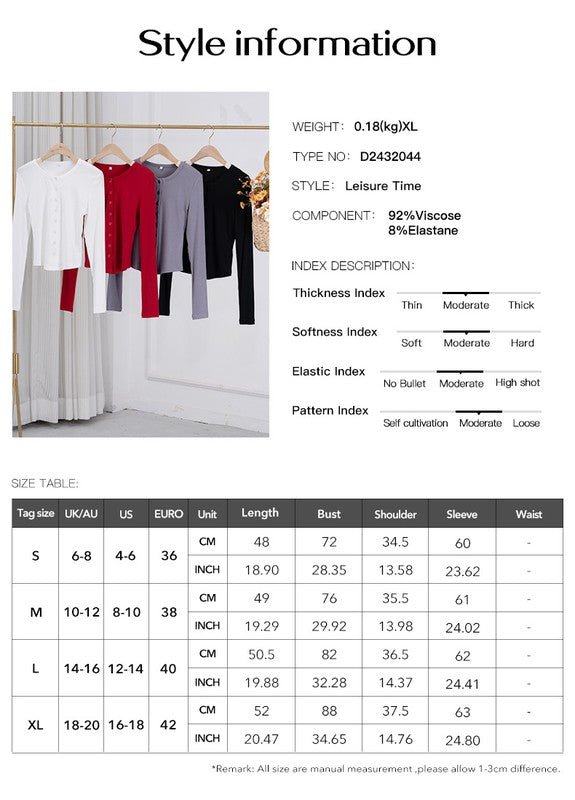 Womens Tunic Shirts Scoop Neck Button Down Blouses - Too Dimes Boutique
