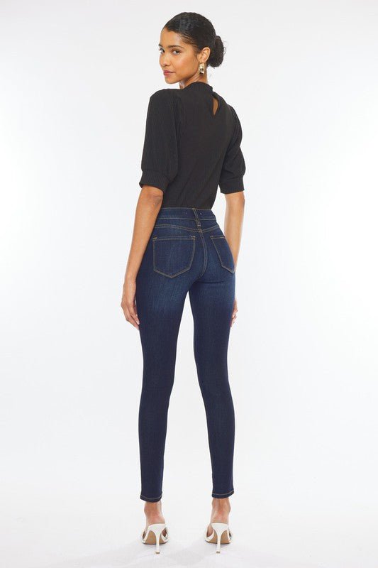 Mid Rise Basic Super Skinny Jeans - Too Dimes Boutique