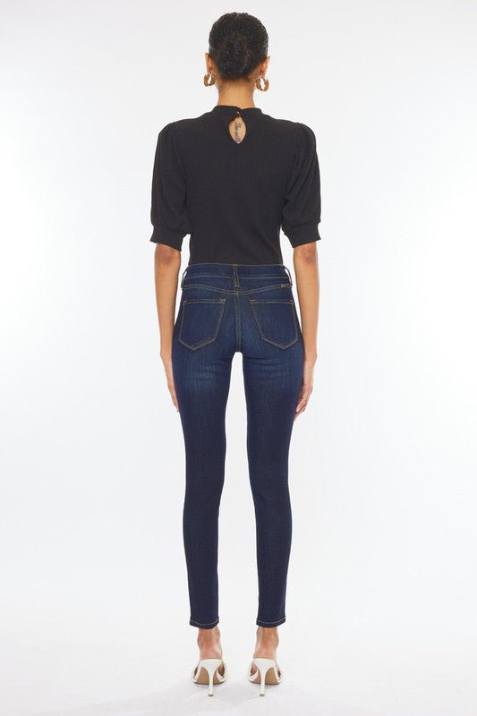Mid Rise Basic Super Skinny Jeans - Too Dimes Boutique
