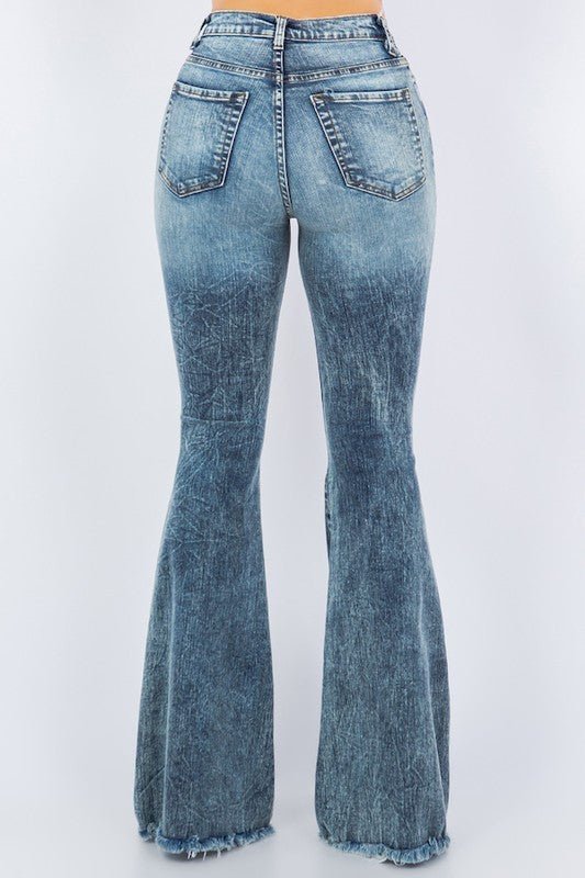 Storm Bell Bottom Jean - 32" Inseam - Too Dimes Boutique