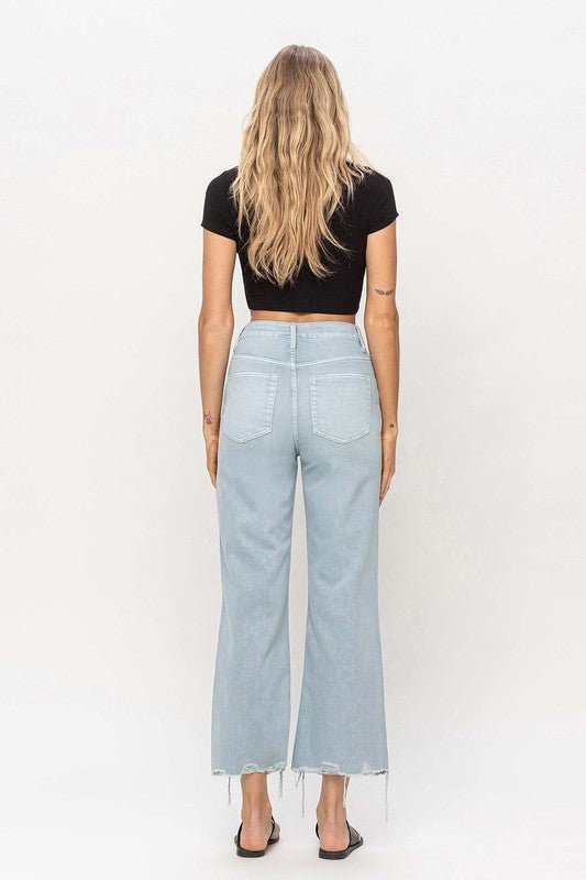 90"s Vintage Crop Flare Jeans - Too Dimes Boutique