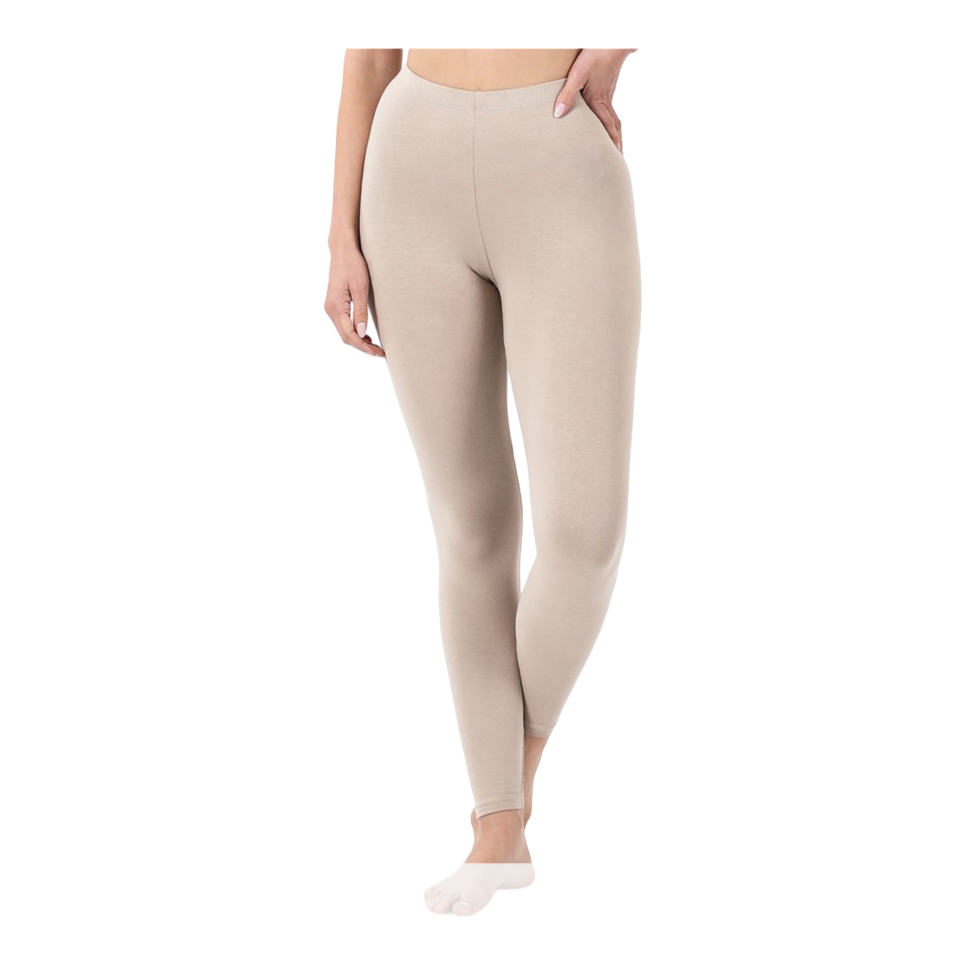 Premium Cotton Full Length Leggings - Too Dimes Boutique