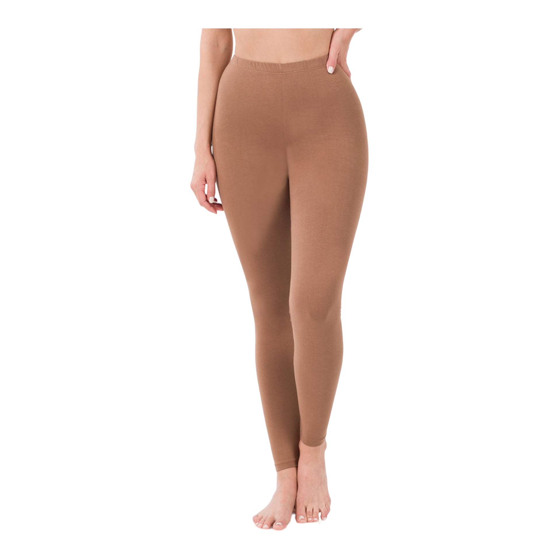 Premium Cotton Full Length Leggings - Too Dimes Boutique