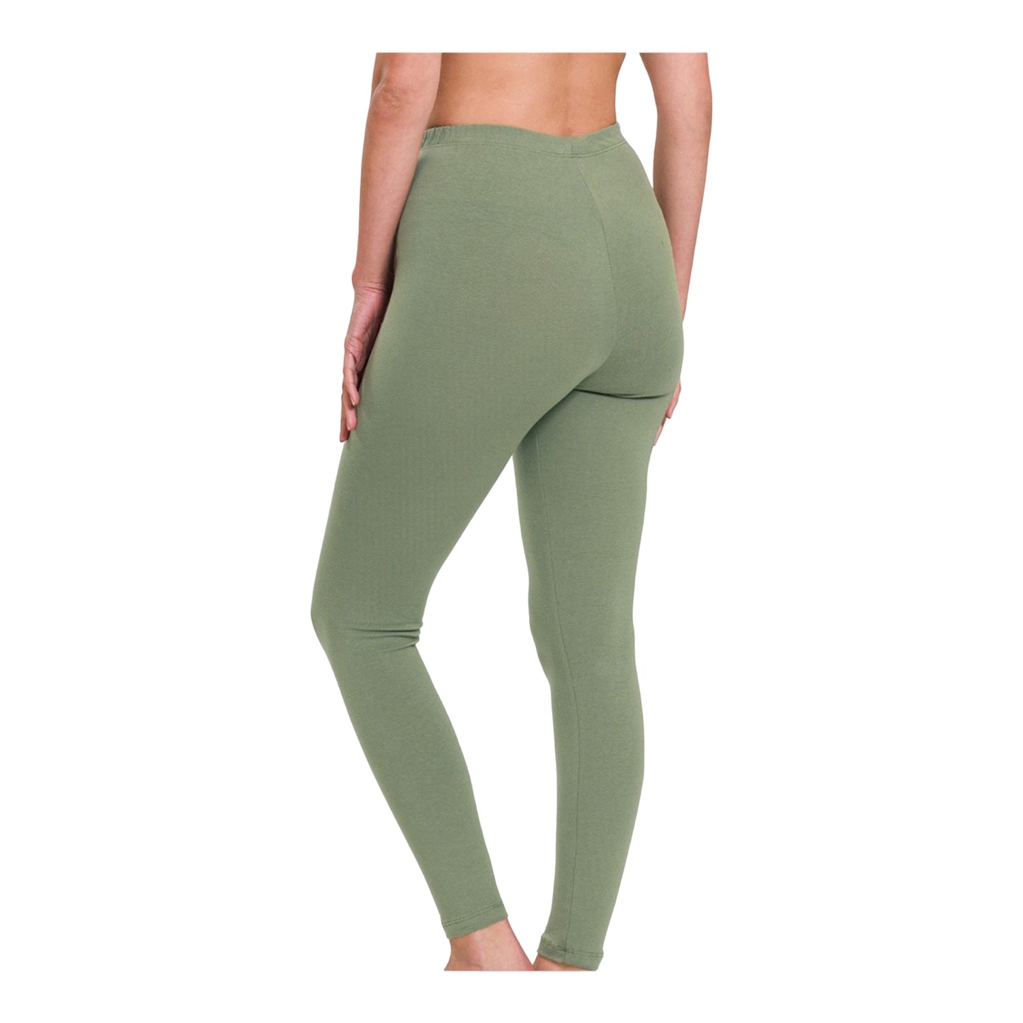 Premium Cotton Full Length Leggings - Too Dimes Boutique