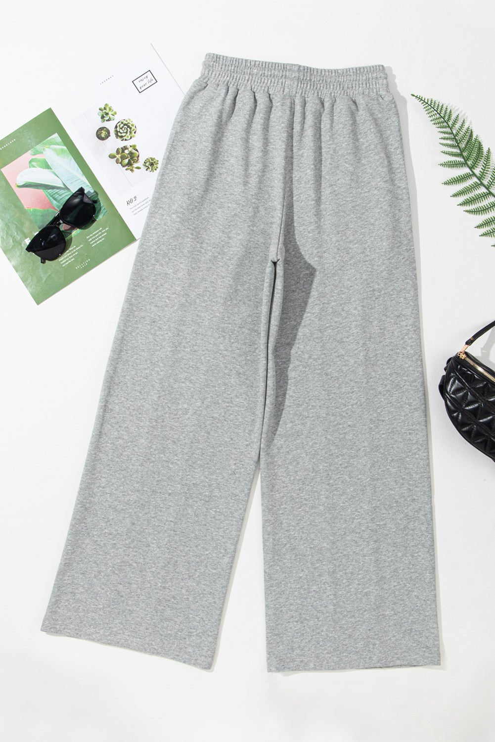 Drawstring Wide Leg Active Pants - Too Dimes Boutique