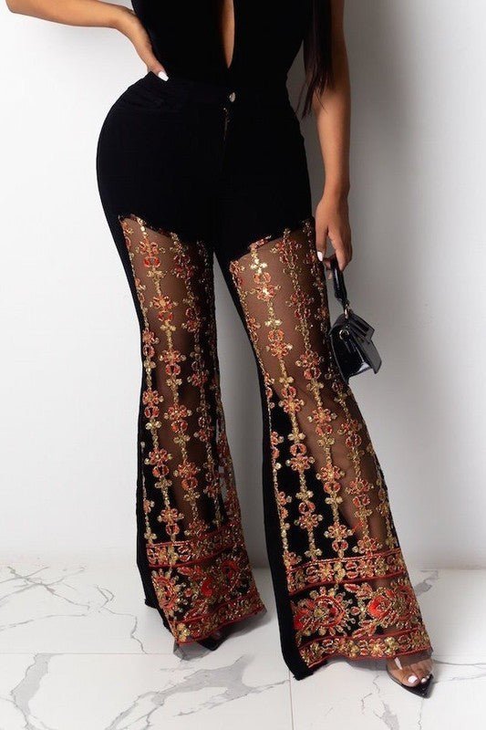 Lunar Bell Bottom Jean - Too Dimes Boutique