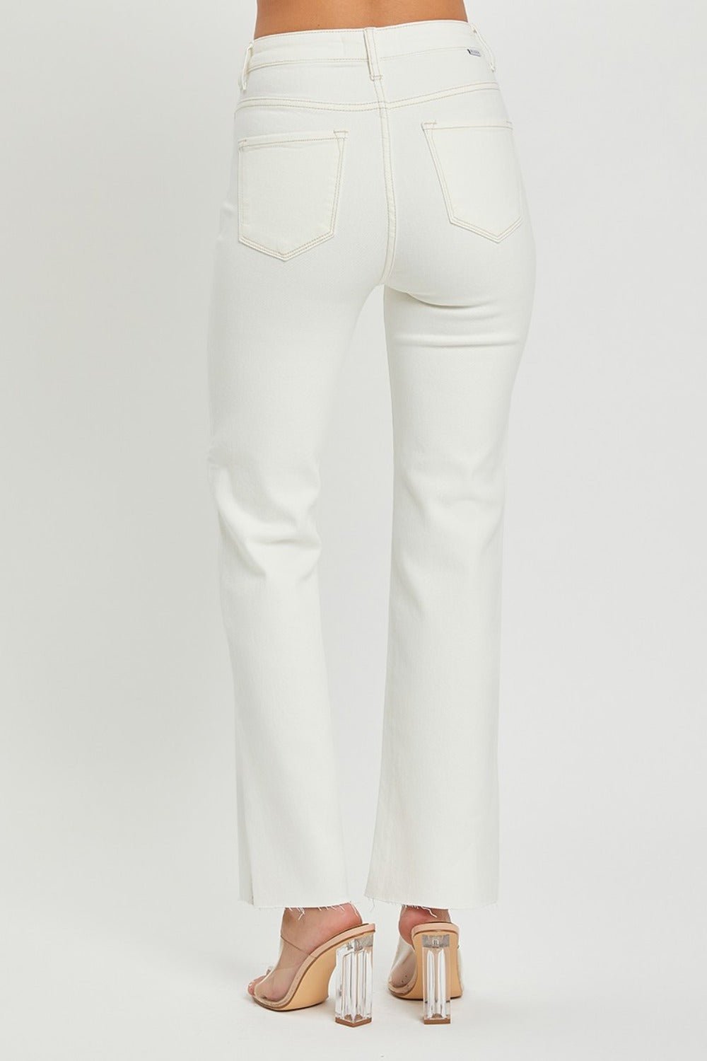 RISEN Jeans Tummy Control High - Rise Full Size Straight Leg Denim - Too Dimes Boutique